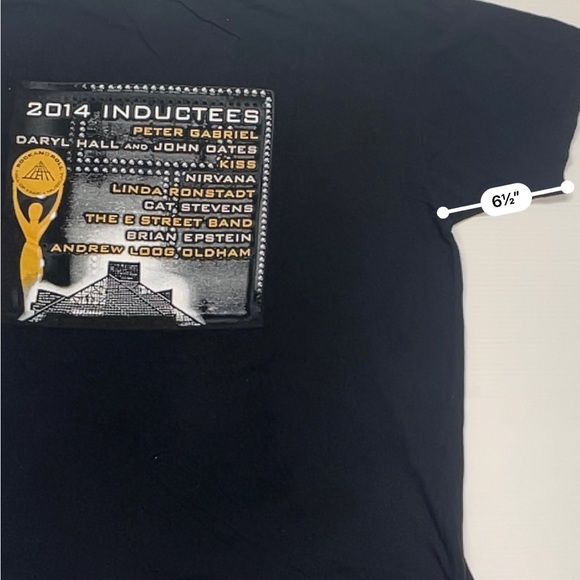 2014 Inductees Class, Rock and Roll Hall of Fame Tee Size 3XL - Picture 6 of 8